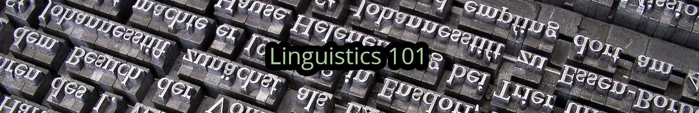 Linguistics 101 logo